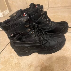 Avalanche Black Men's Rain & Snow Boots